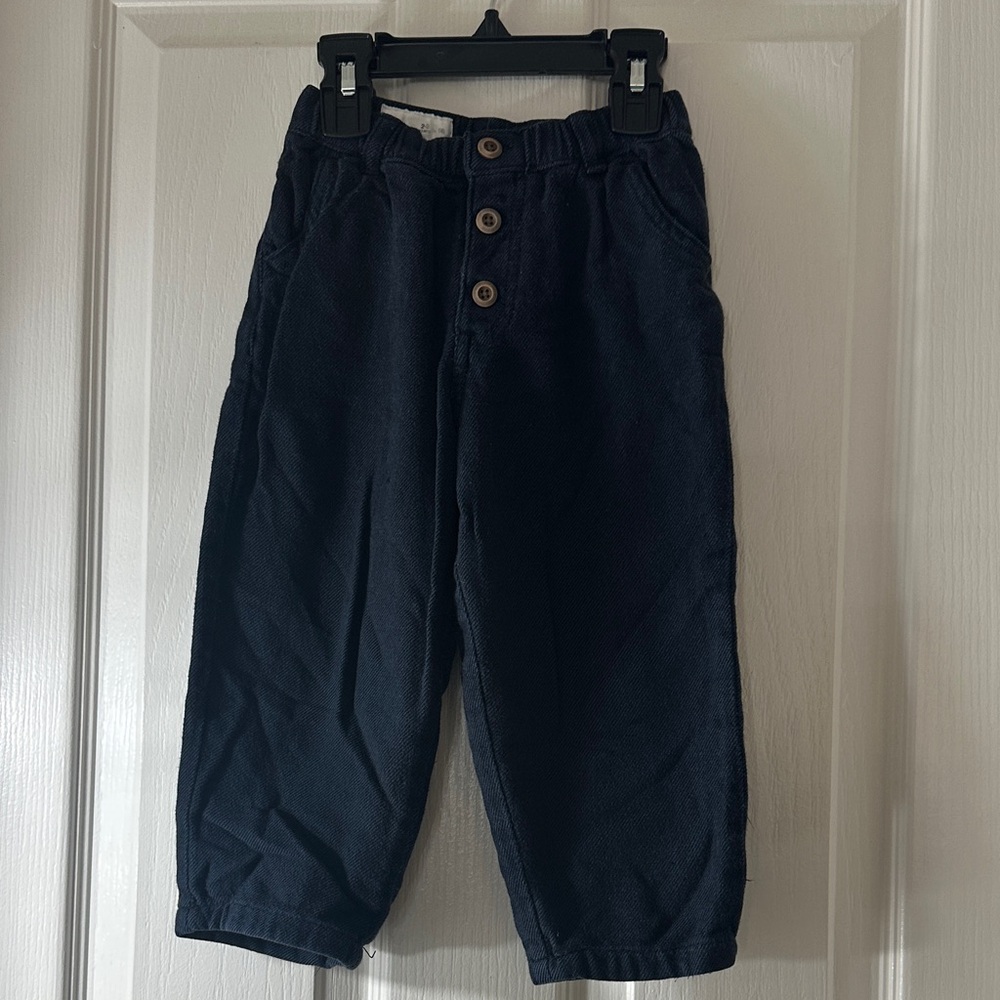Zara Navy Blue Kids Pants